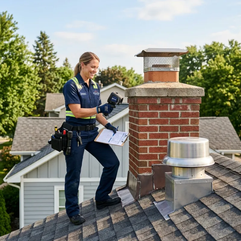 Technician inspecting a Narre Warren roof cavity and ductwork for a dead bird